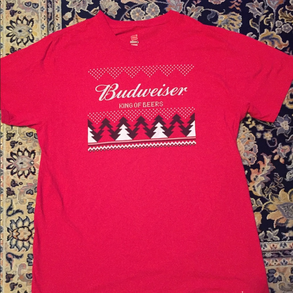Budweiser Christmas shirt